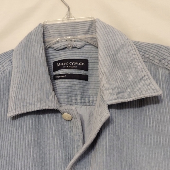 ‼️3 for $60‼️  Marc O'Polo Light Blue Corduroy Overshirt - Picture 5 of 8